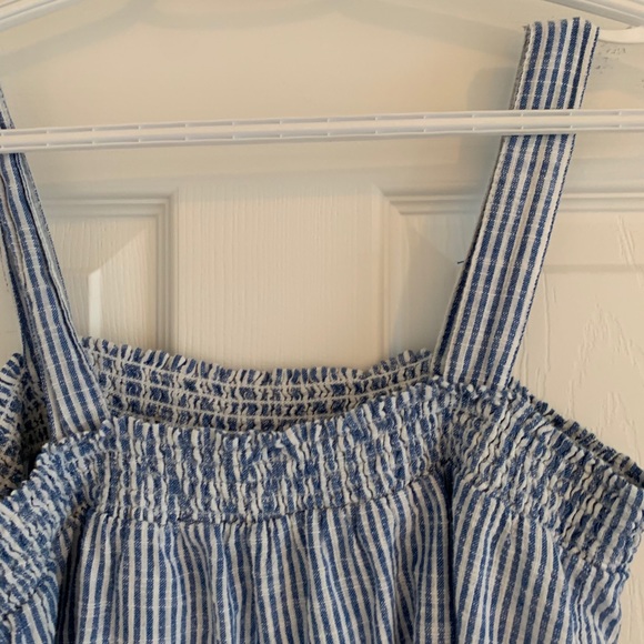 Old Navy Tops - Old navy blue and white tank top